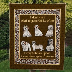 Lhasa Apsos 09 Ndq0452 Quilt  Quilt